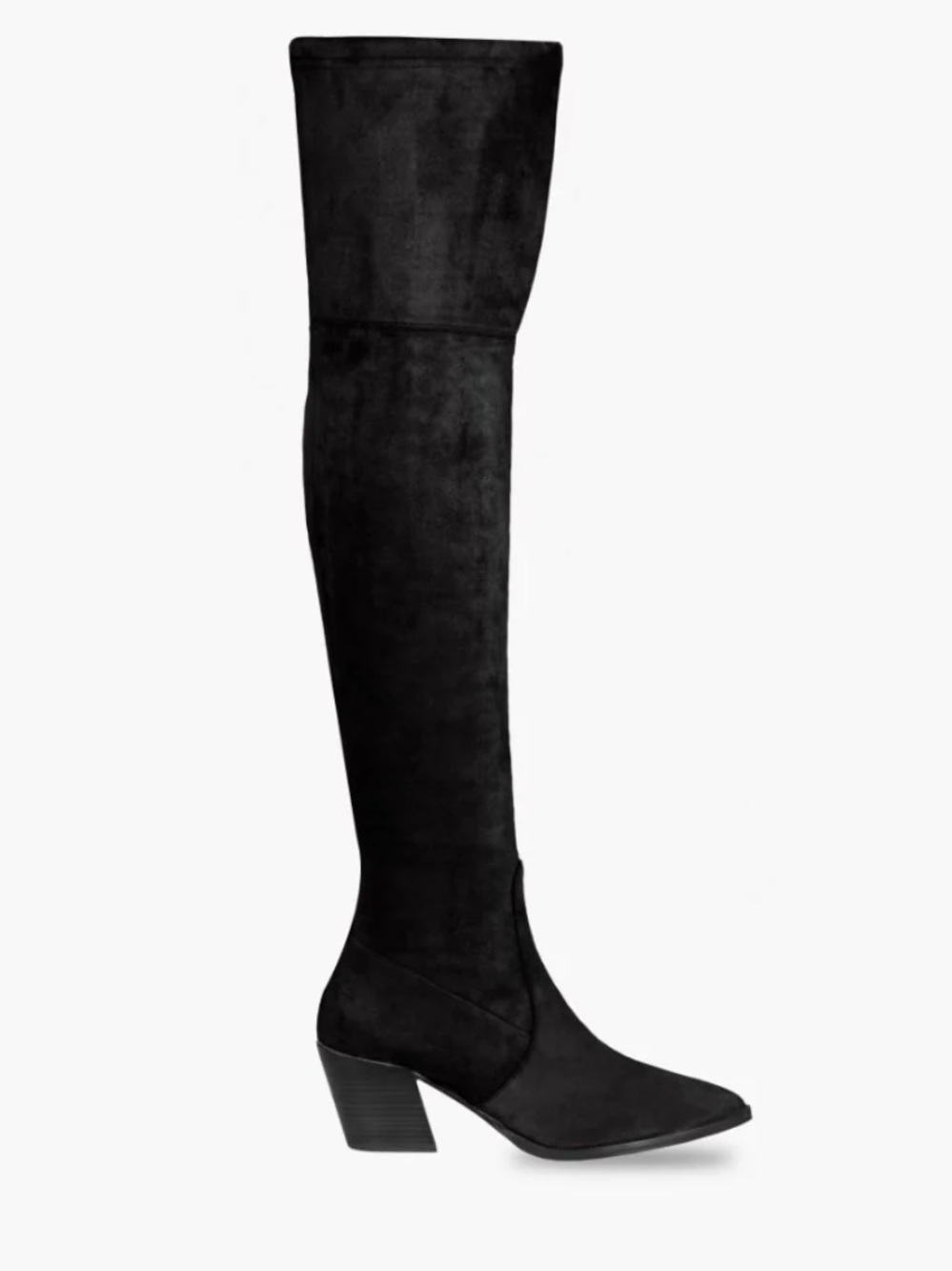 Thursday Boot Co. Tempest Over-the-Knee Boots – Black Suede, Size 9
